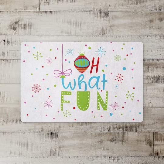 Oh What Fun 27x18 Floor Mat